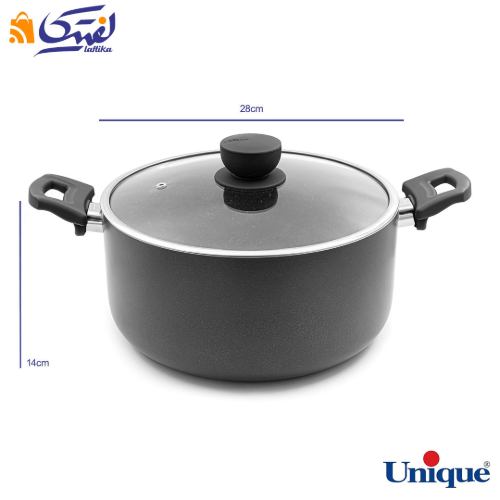 ابعاد قابلمه یونیک کف گرانیت طوسی تیره UN-8110