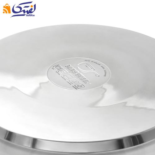 خرید تابه پارس استیل سایز 24 تک دسته کف سه لایه