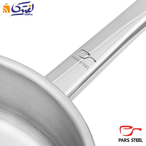 قیمت تابه پارس استیل سایز 24 تک دسته کف سه لایه