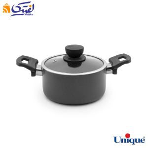 قابلمه سایز 16 یونیک کف گرانیت طوسی تیره UN-8104