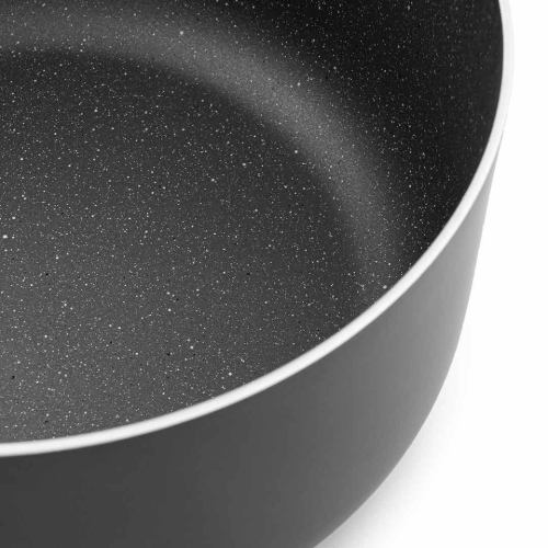 خرید قابلمه سایز 16 یونیک کف گرانیت طوسی تیره UN-8104