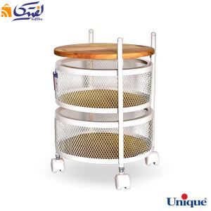 سبد سیب زمینی پیاز یونیک 2 طبقه توری گرد UN-2854