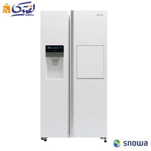 یخچال و فریزر ساید بای ساید اسنوا سری هایپر 27 فوت مدل S2Di-S110