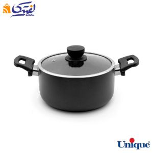قابلمه یونیک UN-8105 سایز 20 کف گرانیت مشکی