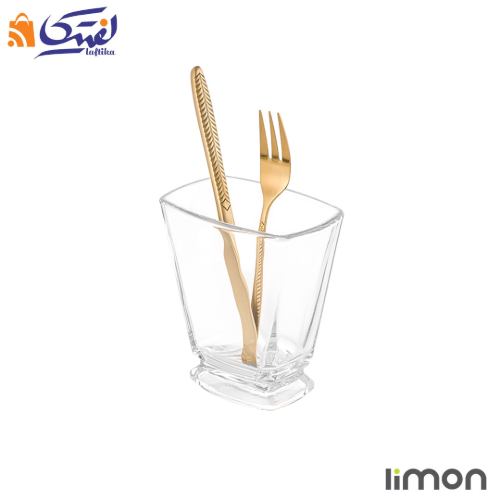 جا قاشقی ایستاده شیشه ای لیمون 2435