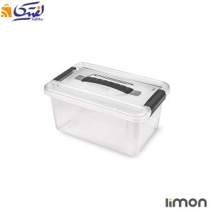 ظرف نظم دهنده دسته دار مستطیل 5 لیتر لیمون 2396