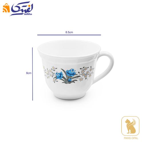 قیمت فنجان 270 پارس اپال طرح رمانتیک کد 120