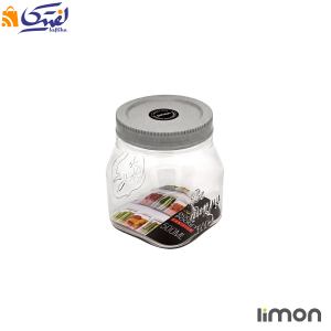 ظرف ادویه پت لیمون چهار گوش 500 میلی لیتر 2122