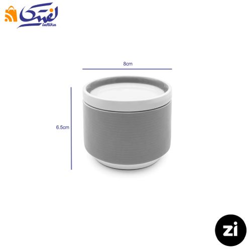خرید قندان چینی زرین Zi فرم اس پاستل طوسی