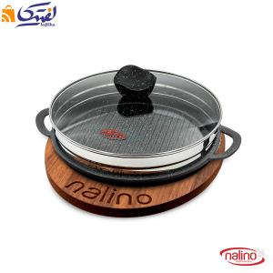 تابه استیک نالینو مدل پادلا padela سایز 26 دربدار با زیره چوبی