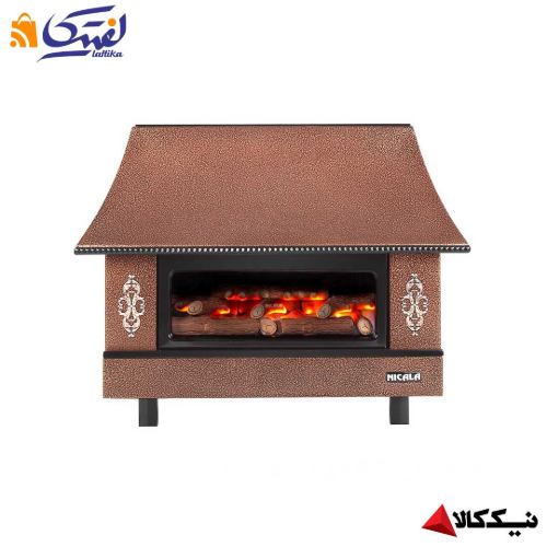 بخاری گازی شومینه ای نیک کالا مدل زرین MC28