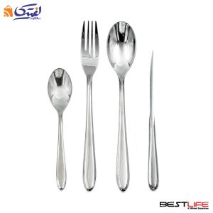 سرویس قاشق و چنگال 143 پارچه بست لایف مدل 202ML