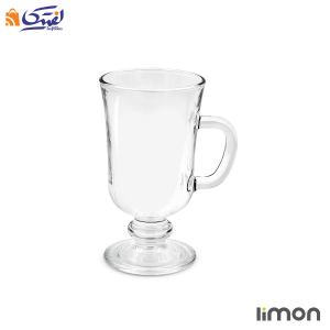 لیوان پایه دار شیشه ای لیمون 6 عددی کد 2446