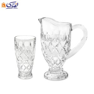 سرویس 7 پارچه پارچ و لیوان مات آنجل چین Ab213