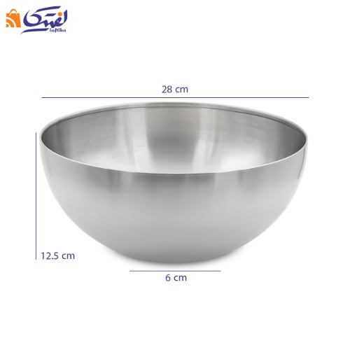 کاسه استیل توپی سایز 28 بدون پایه