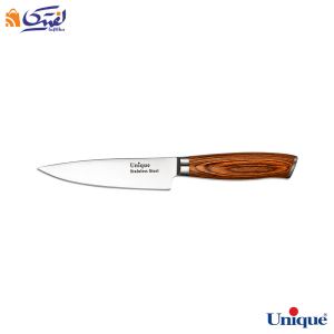 چاقو آشپزخانه یونیک 5 اینچ دسته چوبی UN-5540