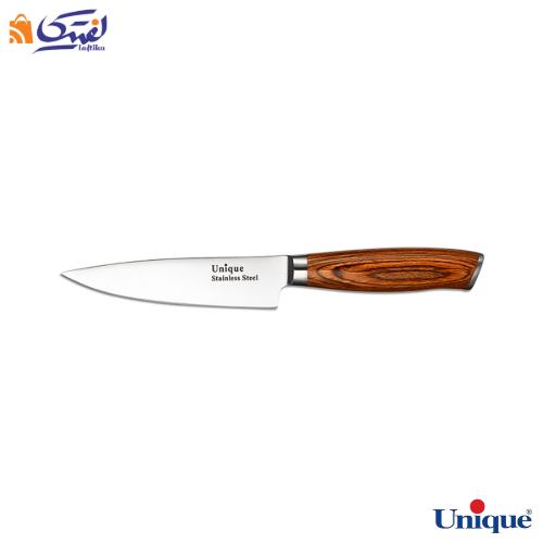 چاقو آشپزخانه یونیک 5 اینچ دسته چوبی UN-5540