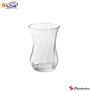 استکان کمر باریک کاهی 6 عددی پاشاباغچه کد 42021