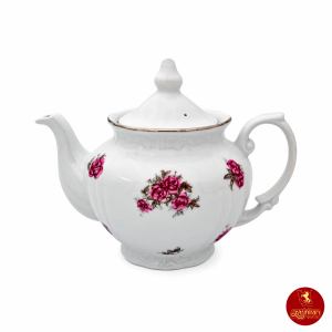 قوری چینی زرین چهار ترک طرح آران مینیاتور