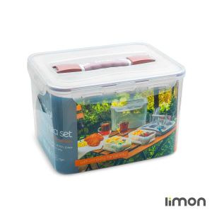 سرویس چای و صبحانه خوری مسافرتی ساده لیمون 430