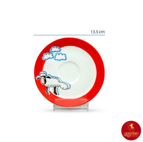 سرویس چینی زرین 5 پارچه کودک بره ناقلا