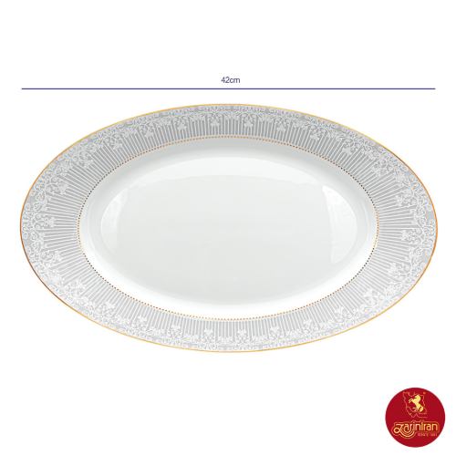 قیمت سرویس چینی زرین شهرزاد طرح سینره 12 نفره 108 پارچه
