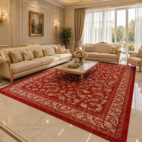 نقشه فرش افشان لاکی رزالین تراکم 3600 سنگین کالکشن رندیس C4007-3