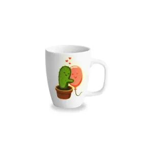 چینی زرین ماگ دسته دار سوئدی طرح کاکتوس و بادکنک (کپی)