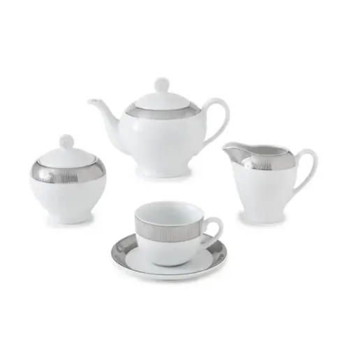 قیمت سرویس 17 پارچه چای خوری ایتالیا اف طرح پالادیوم