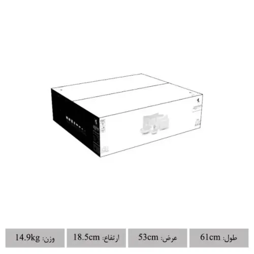 سرویس 30 پارچه حریر وینچی چینی زرین