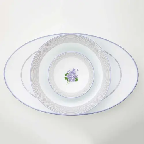 سرویس غذا خوری 6 نفره یاس بنفش