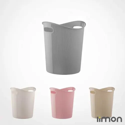 سطل کاغذ شیاردار کوچک لیمون