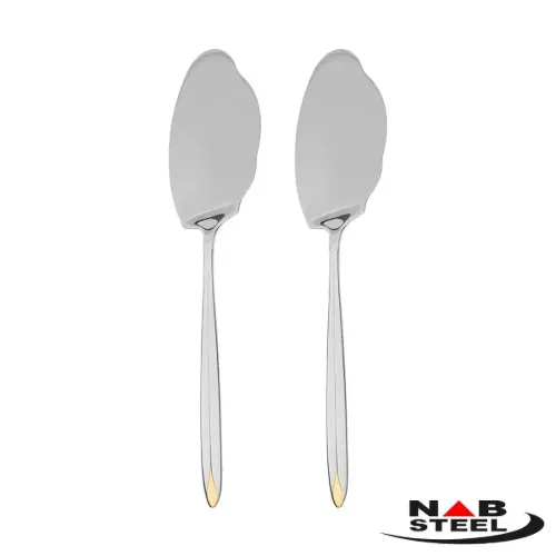 سرویس 116 پارچه ناب استیل مدل پالرمو با جعبه کادویی (طلایی)