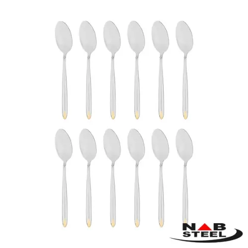 قیمت سرویس 116 پارچه ناب استیل مدل پالرمو با جعبه کادویی (طلایی)