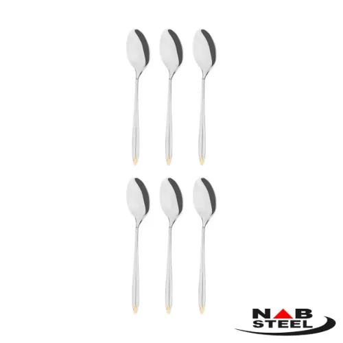 سرویس 116 پارچه ناب استیل مدل پالرمو با جعبه کادویی (طلایی)