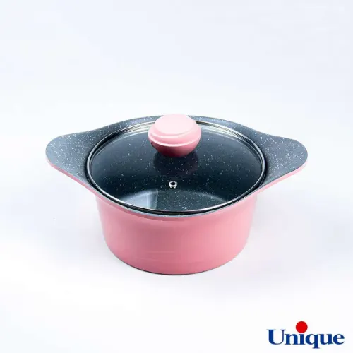 قابلمه 16 یونیک رنگ صورتی کد UN-8809