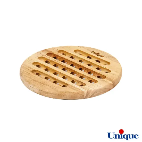 زیر قابلمه چوبی گرد با لبه منحنی یونیک UN-3475 