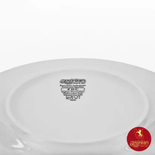 پیش دستی چینی زرین ایتالیا اف طرح گیلاس 6 عددی