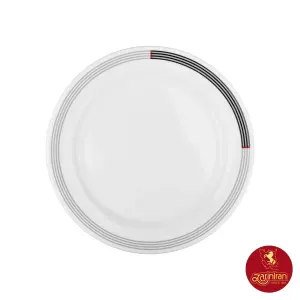 بشقاب تخت چینی زرین هتلی 49 سایز 25 طرح وگاس