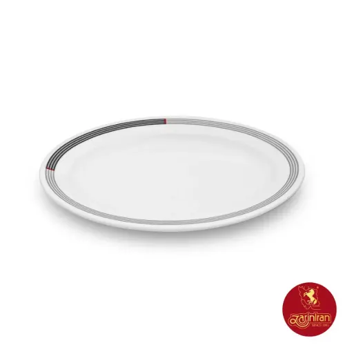 دیس بیضی چینی زرین هتلی 49 سایز 32 طرح وگاس