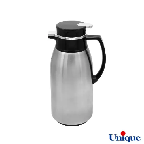 فلاسک 1.9 لیتر استیل شیشه صورتی یونیک UN-1857