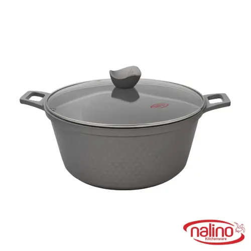 قابلمه گرانیتی نالینو مدل دنیز سایز 32 رنگ طوسی