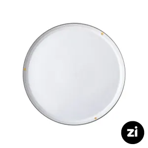 بشقاب تخت چینی زرین (Zi) فرم اس اپرا سایز 24
