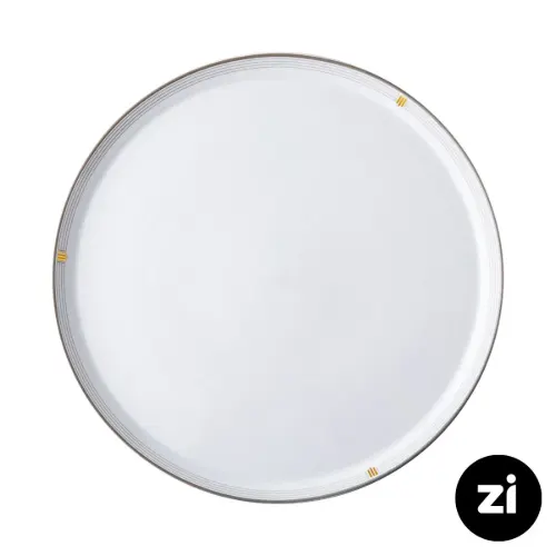 بشقاب تخت چینی زرین (Zi) فرم اس اپرا سایز 30