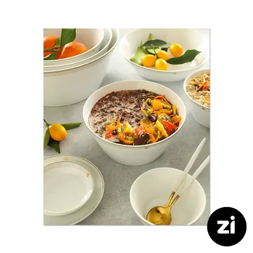 پیاله چینی زرین Zi فرم اس اپرا سایز 15