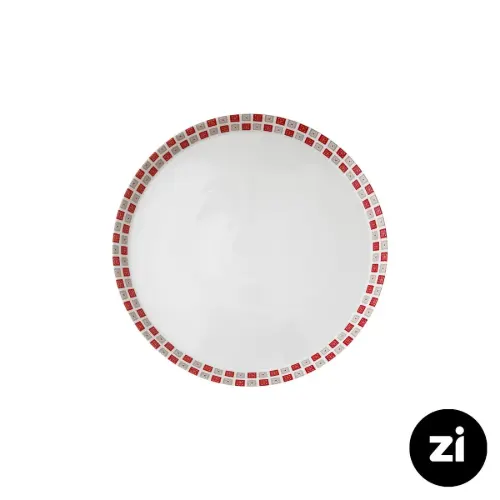 بشقاب تخت چینی زرین Zi فرم اس طرح روشان سایز 15