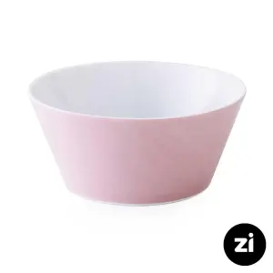 پیاله چینی زرین Zi فرم اس پاستیل صورتی سایز 21