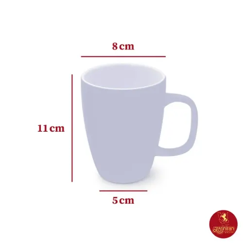ماگ دسته دار سوئدی چینی زرین طرح آفتاب