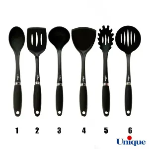 کفگیر و ملاقه دسته پلاستیکی یونیک UN-1190