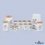 سرویس آشپزخانه 15 پارچه یونیک  فانتزی سفید گل درب بامبو UN-8013